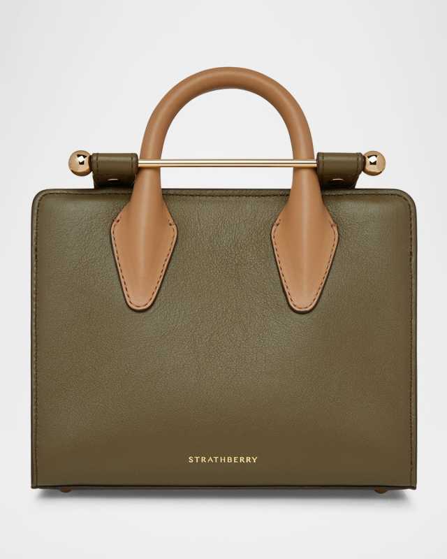 Nano Tri Leather Tote Bag